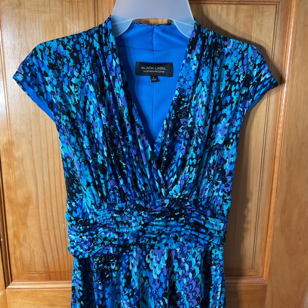 Women’s blue maxi dress, Size 4